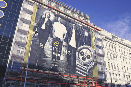 Breitling nutzt OOH im XXL-Format. © EPAMEDIA